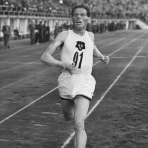 Taisto Mäki 5000 metrillä Olympiastadionilla 1939-0