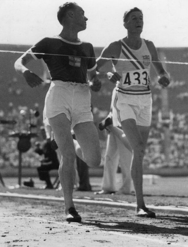Lauri Lehtinen ja Ralph Hill Los Angelesin olympialaisissa 1932-0