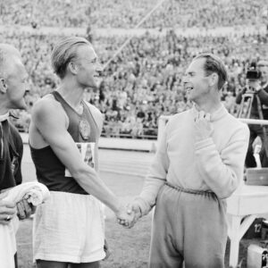 Bruno Junk ja John Mikaelsson Helsingin olympialaisisa 1952-0