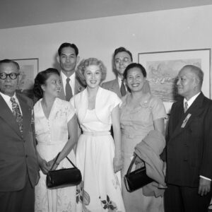 Miss Universum Armi Kuusela Helsingin olympialaisissa 1952-0