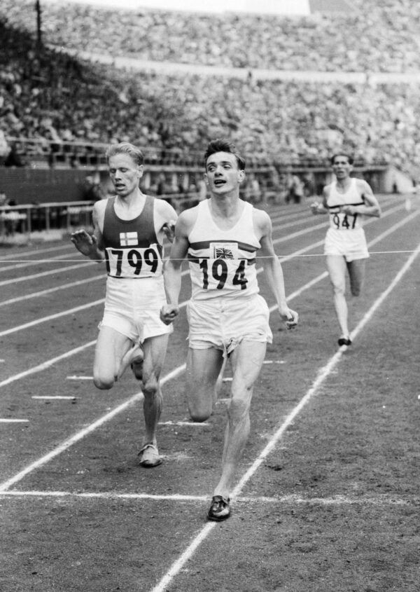 John Disley ja Olavi Rinteenpää Helsingin olympialaisissa 1952 -0