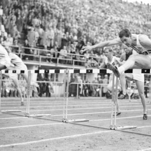 Harrison Dillard ja Jack Davis Helsingin olympialaisissa 1952-0