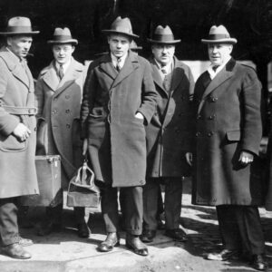 Paavo Nurmi Toronton rautatieasemalla 1925-0