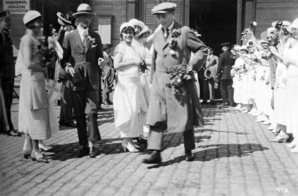 Paavo Nurmi saapuu Pariisista 1924-0