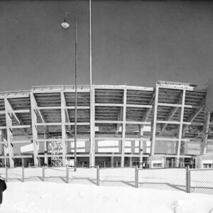 Helsingin Olympiastadionin katsomolaajennus 1951-0