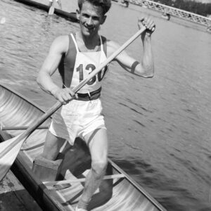 Olavi Ojanperä (FIN) Helsingin olympiakisossa 1952-0