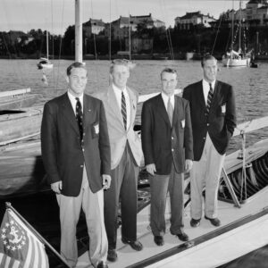 Britton Chance, Michael Schoettle, Edgar White ja Sumner White Helsingin olympialaisissa 1952-0