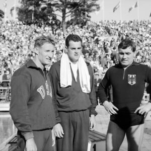 Miesten 200 metrin rintauinnin mitalistit Helsingin olympialaisissa 1952-0