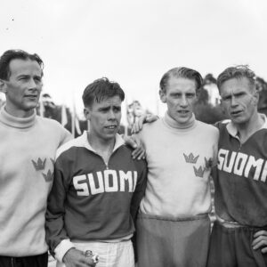 Miesten kajakkikaksikoiden 10 000 metrin melonnan mitalistit Helsingin olympialaisissa 1952-0