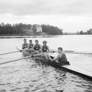 Tsekkoslovakian joukkue perämiehellisessä nelosessa Helsingin olympialaisissa 1952-0