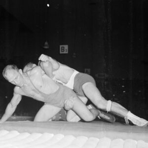 Olle Anderberg ja Jay Thomas Evans Helsingin olympialaisissa 1952-0