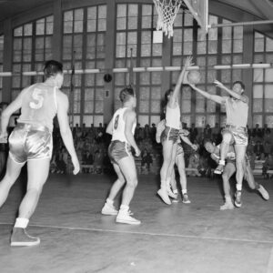 Koripallo-ottelu Argentiina-Filippiinit Helsingin olympialaisissa 1952 -0