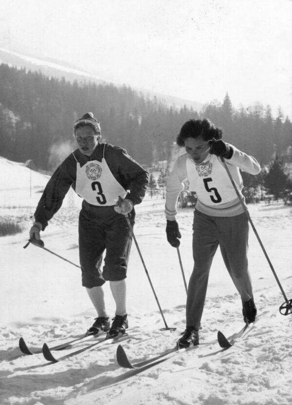 Siiri Rantanen Cortina d'Ampezzon olympialaisissa 1956-0